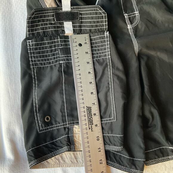 Sideout Men’s Swimming Trunks size XL, Black, w Liner - Picture 5 of 8